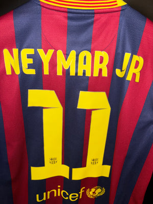 BARCELONA NEYMAR JR 2013-2014 ORIGINAL JERSEY Size M