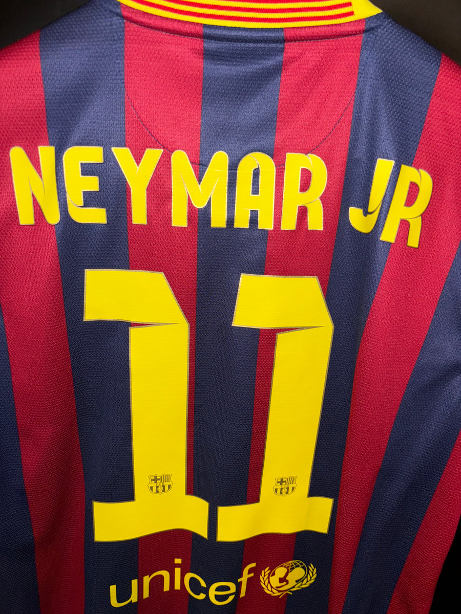BARCELONA NEYMAR JR 2013-2014 ORIGINAL JERSEY Size M