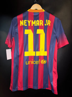 BARCELONA NEYMAR JR 2013-2014 ORIGINAL JERSEY Size M