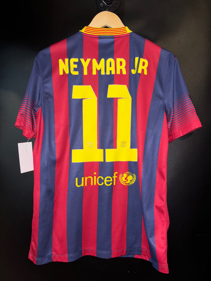 BARCELONA NEYMAR JR 2013-2014 ORIGINAL JERSEY Size M