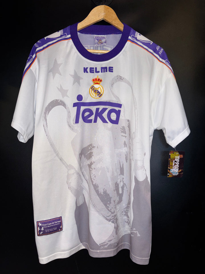 REAL MADRID CHAMPIONS OF EUROPE 1998 ORIGINAL JERSEY Size XL