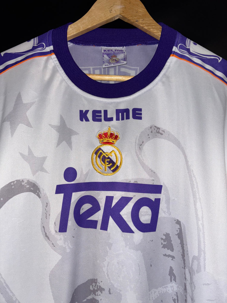 REAL MADRID CHAMPIONS OF EUROPE 1998 ORIGINAL JERSEY Size XL
