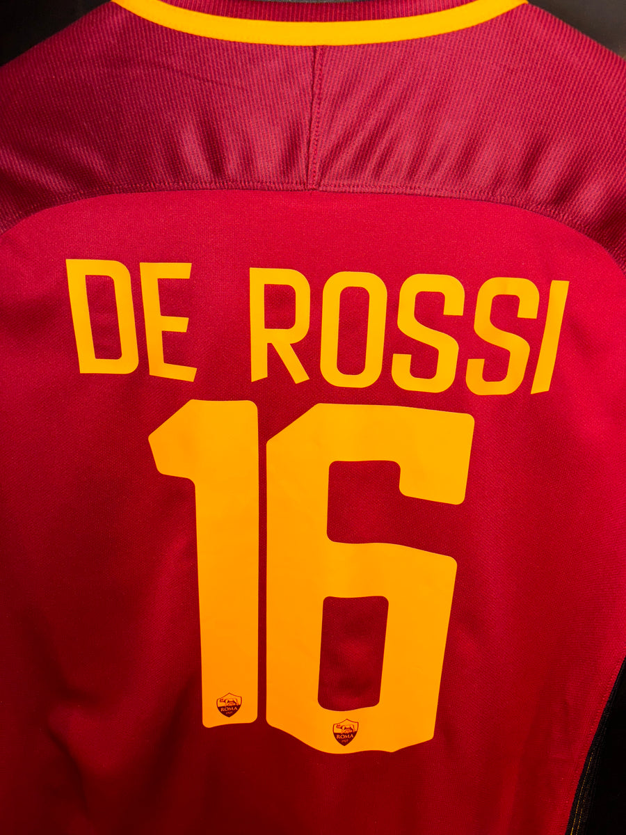 ROMA DE ROSSI 2017-2018 ORIGINAL JERSEY Size M