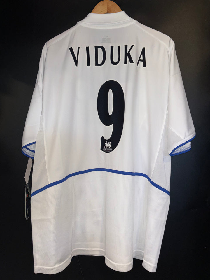 LEEDS UNITED VIDUKA 2002-2003 ORIGINAL JERSEY Size XL