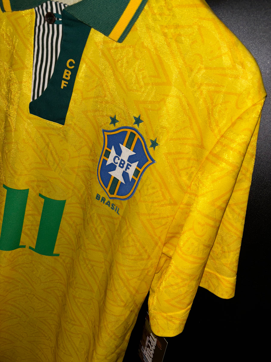BRAZIL ROMARIO 1992-1993 ORIGINAL JERSEY SIZE M