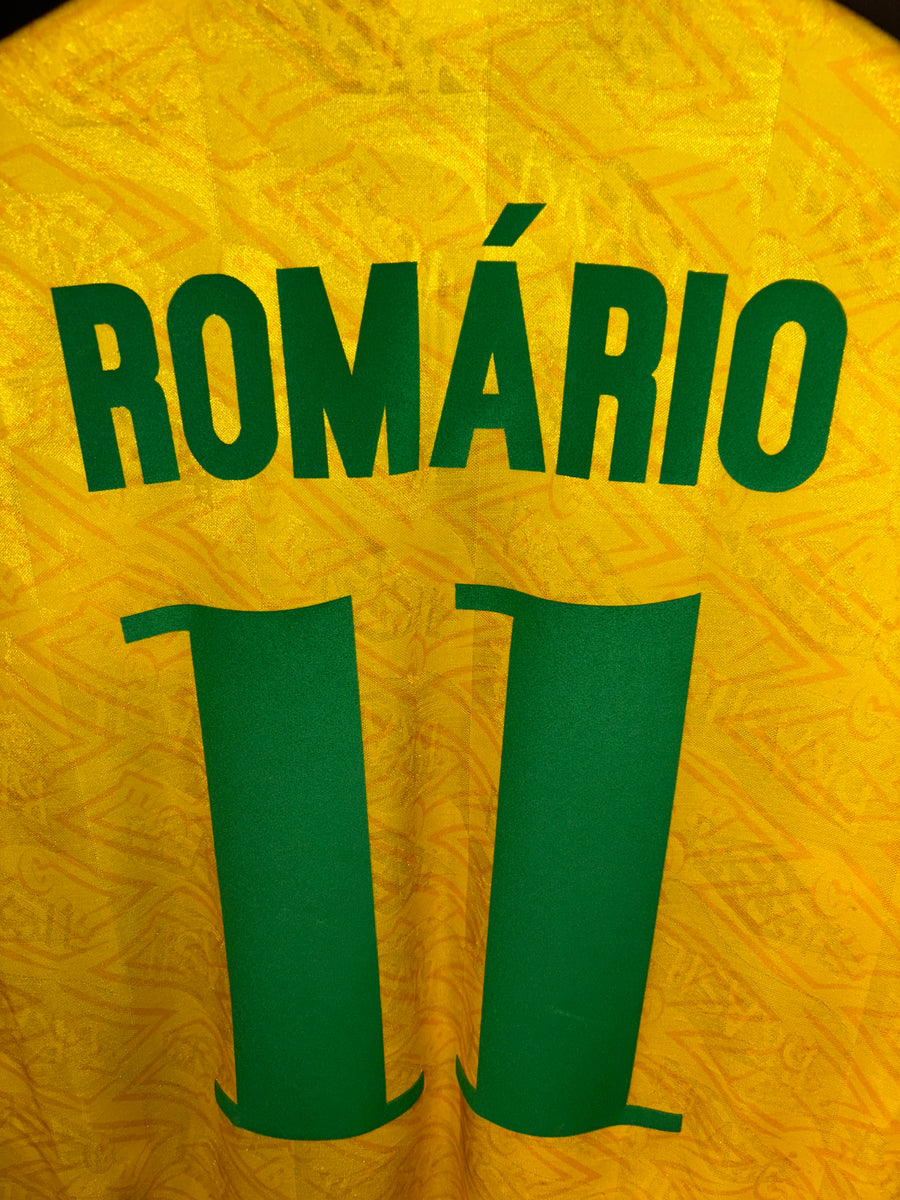 BRAZIL ROMARIO 1992-1993 ORIGINAL JERSEY SIZE M