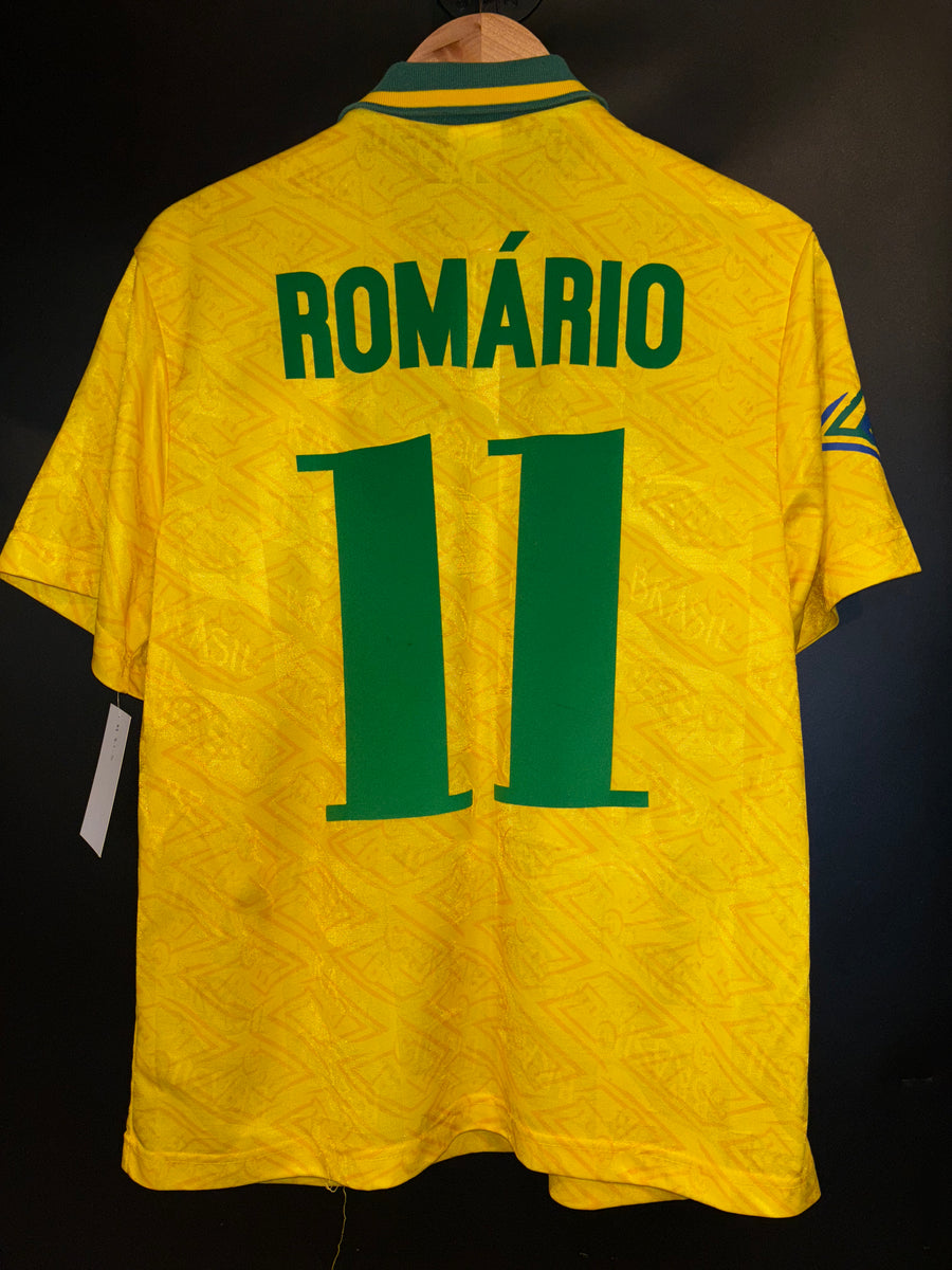 BRAZIL ROMARIO 1992-1993 ORIGINAL JERSEY SIZE M
