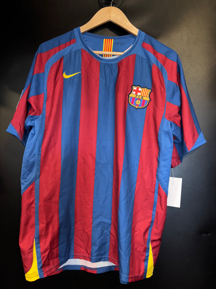 BARCELONA RONALDINHO 2005-2006 ORIGINAL JERSEY Size M