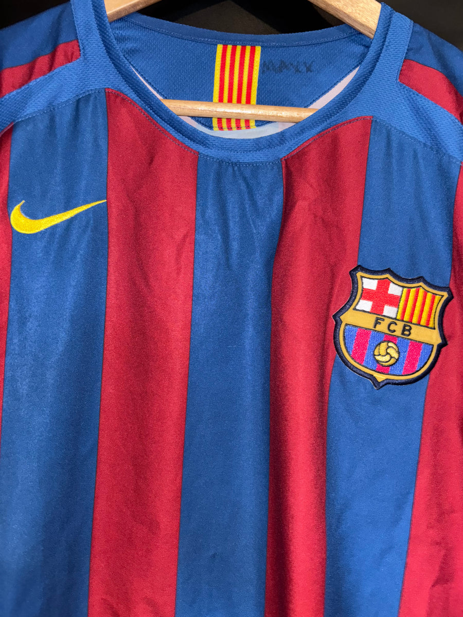 BARCELONA RONALDINHO 2005-2006 ORIGINAL JERSEY Size M