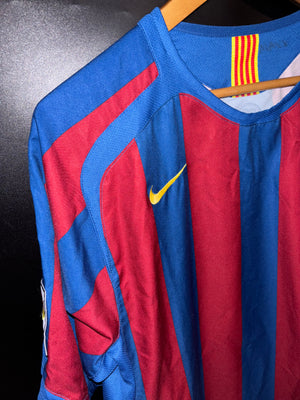 BARCELONA RONALDINHO 2005-2006 ORIGINAL JERSEY Size M