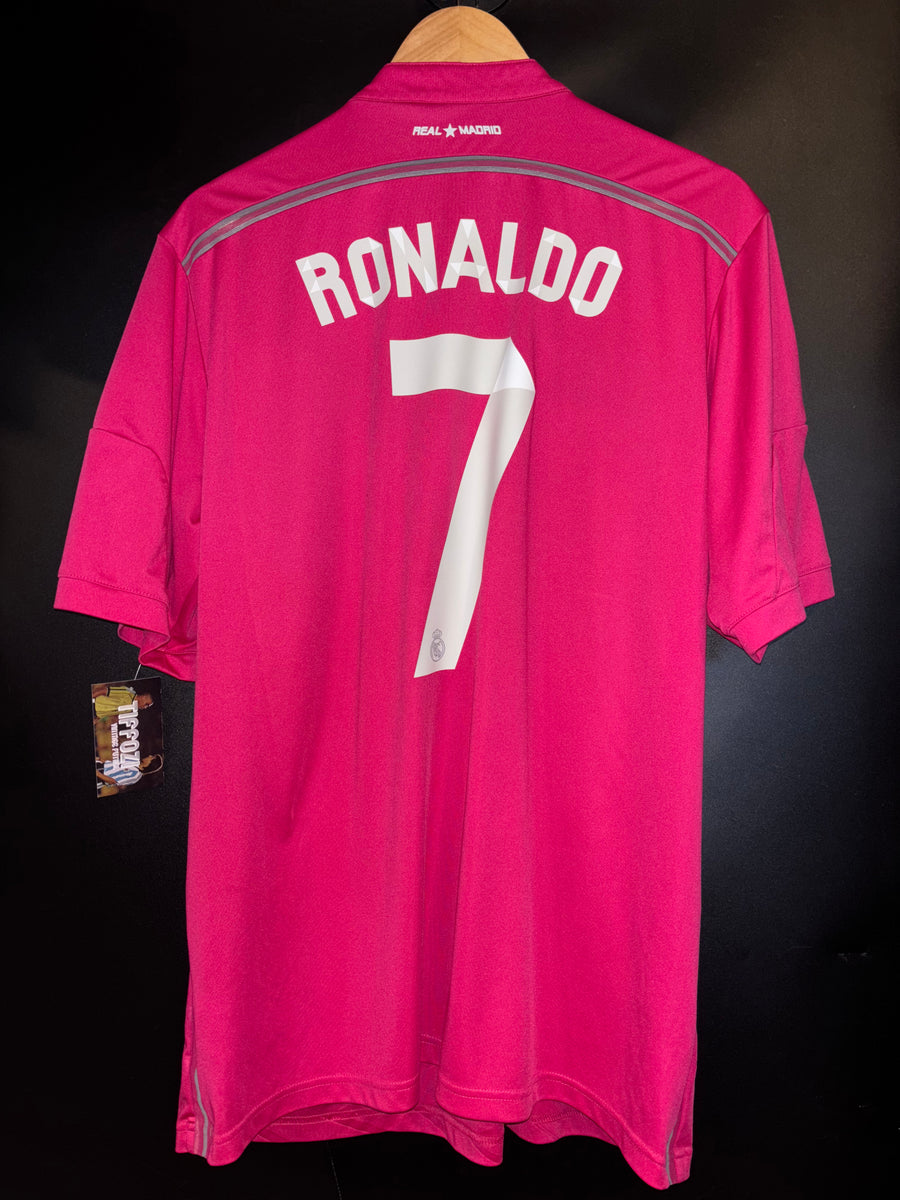 REAL MADRID RONALDO 2014-2015 ORIGINAL AWAY JERSEY SIZE XL