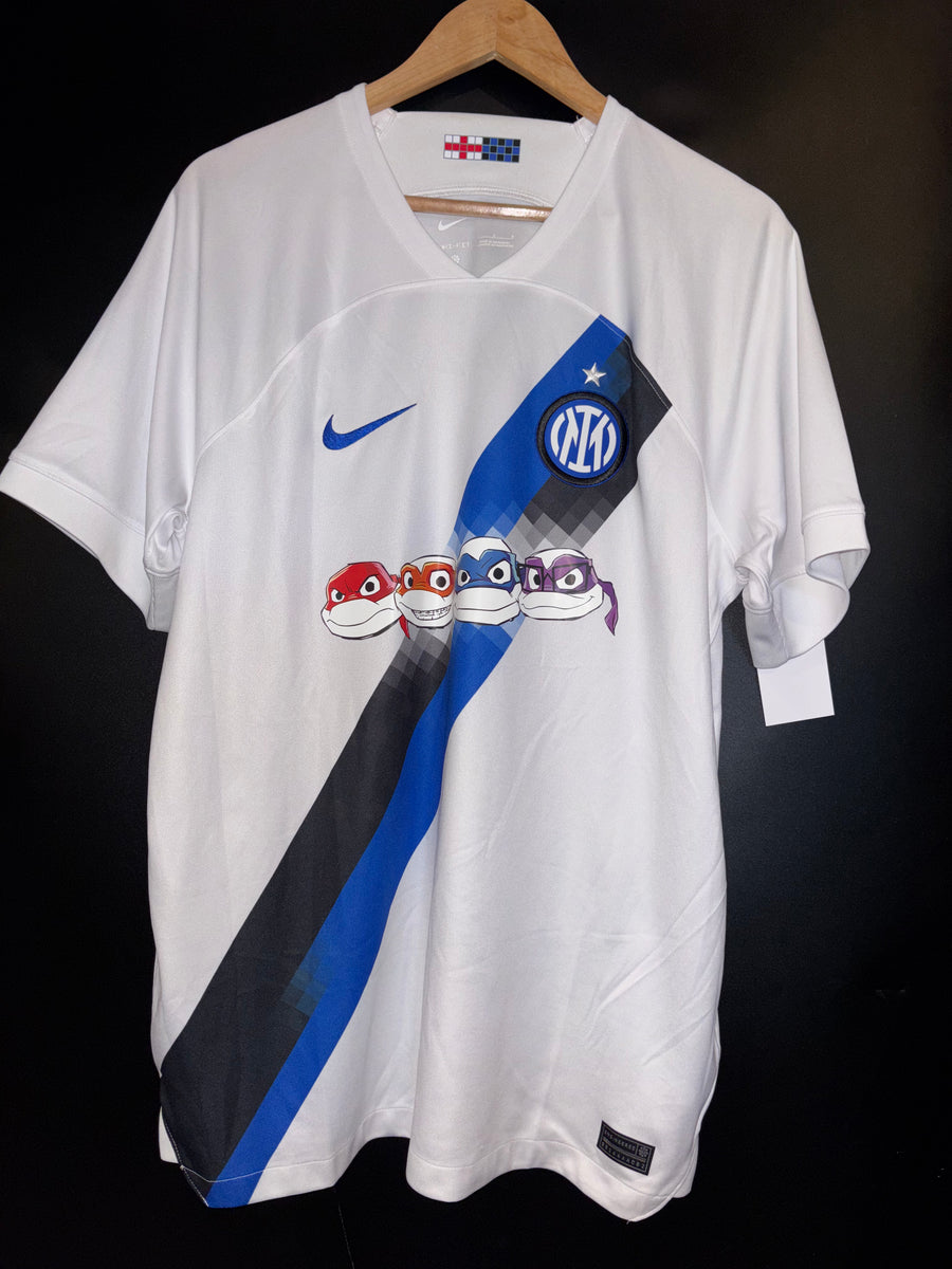 INTER MILAN LAUTARO 2023-2024 ORIGINAL NINJA TURTLES JERSEY Size XL