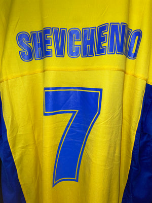 UKRAINE SHEVCHENKO 2004-2005  ORIGINAL JERSEY Size 2XL