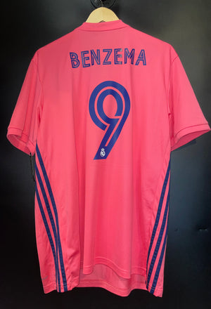 REAL MADRID BENZEMA  2019-2020 ORIGINAL JERSEY Size XL