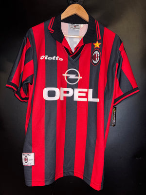 AC MILAN WEAH 1997-1998 ORIGINAL JERSEY Size M