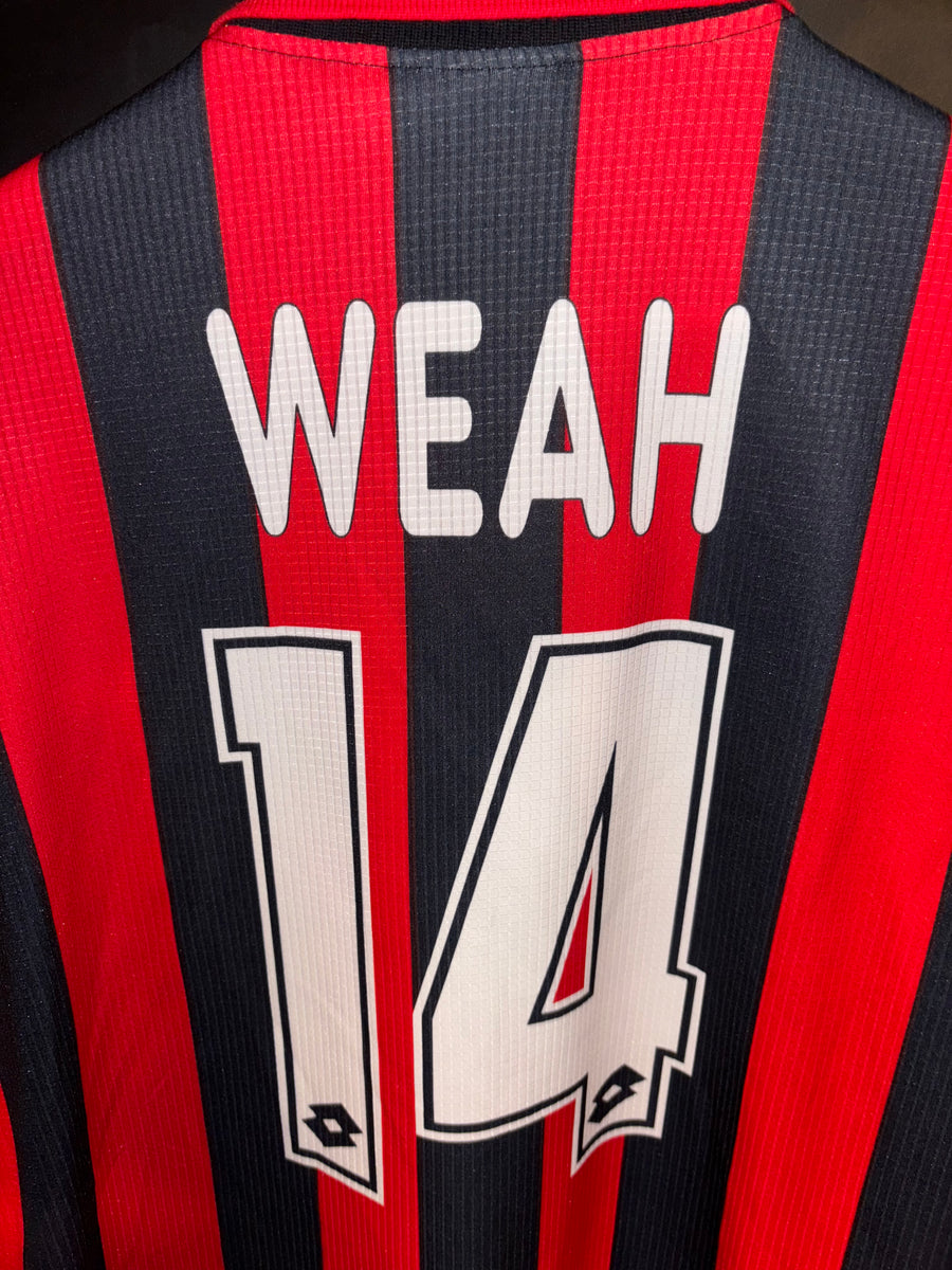 AC MILAN WEAH 1997-1998 ORIGINAL JERSEY Size M