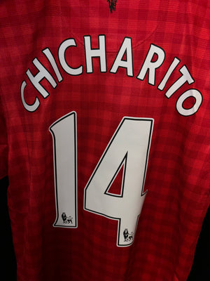 MANCHESTER UNITED CHICHARITO 2012-2013 ORIGINAL JERSEY Size M