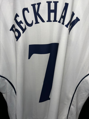 ENGLAND BECKHAM 2001-2002 ORIGINAL JERSEY Size L