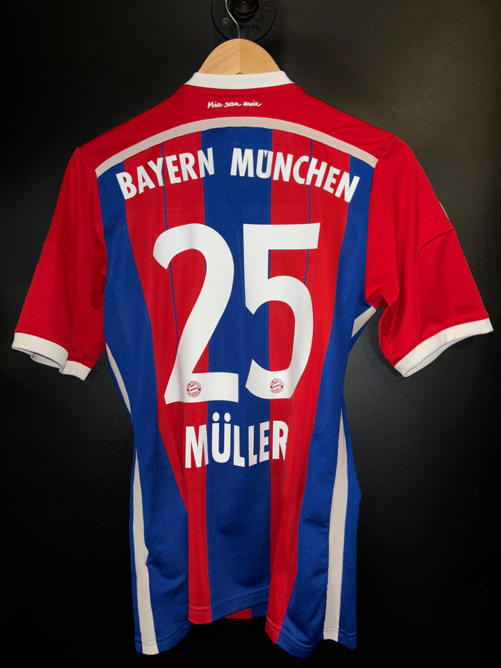 BAYERN MUNICH MULLER 2014-2015 ORIGINAL JERSEY Size S