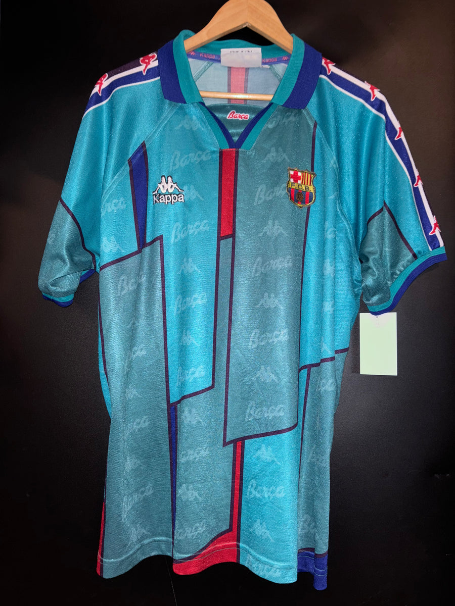 BARCELONA RONALDO 1995-1997 ORIGINAL AWAY JERSEY Size L