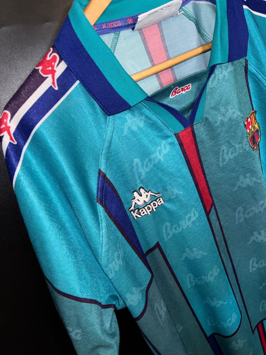 BARCELONA RONALDO 1995-1997 ORIGINAL AWAY JERSEY Size L