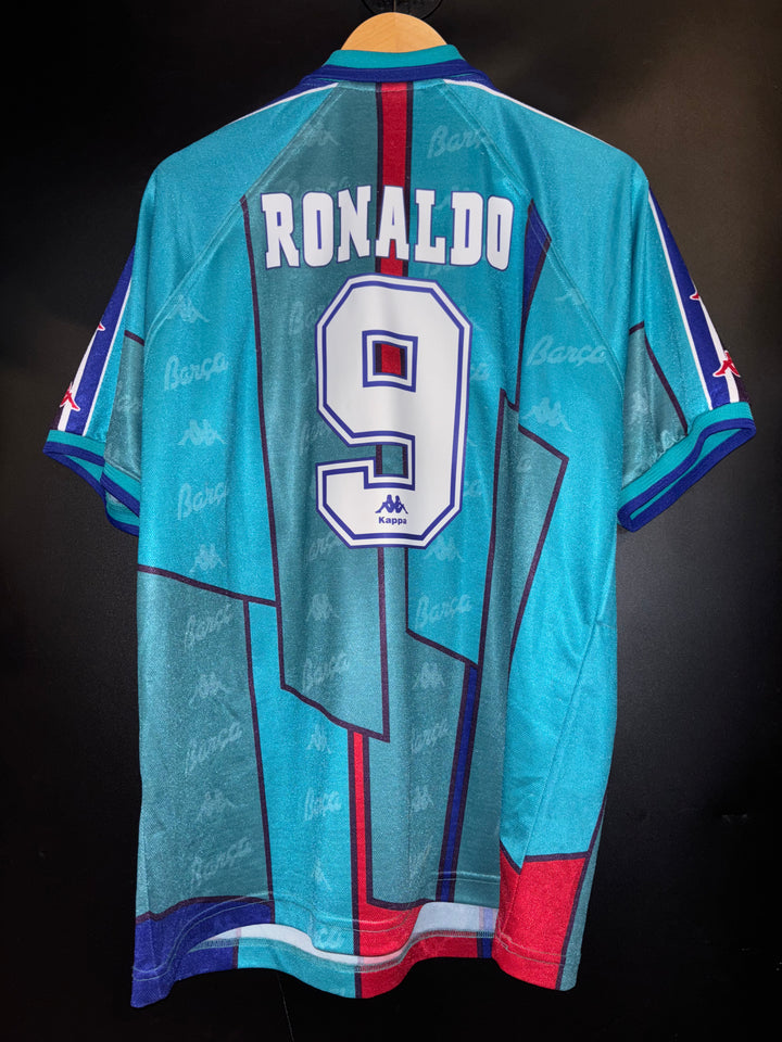 BARCELONA RONALDO 1995-1997 ORIGINAL AWAY JERSEY Size L