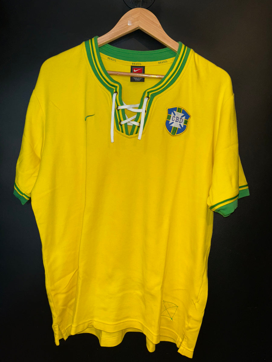 BRAZIL RETRO 2005 ORIGINAL JERSEY SIZE L