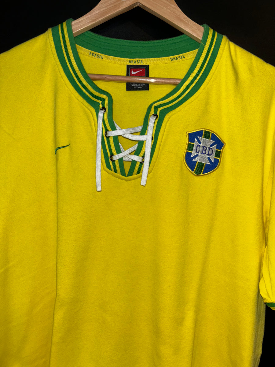 BRAZIL RETRO 2005 ORIGINAL JERSEY SIZE L