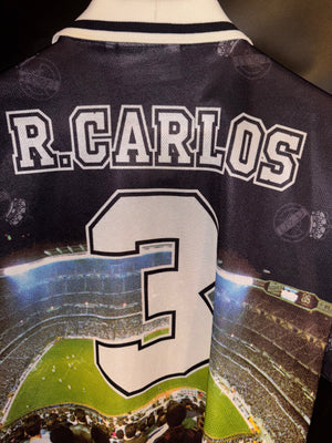 REAL MADRID ROBERTO CARLOS 1997-1998 ORIGINAL BOOTLEG JERSEY Size M