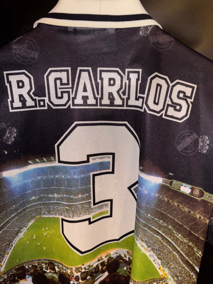 REAL MADRID ROBERTO CARLOS 1997-1998 ORIGINAL BOOTLEG JERSEY Size M