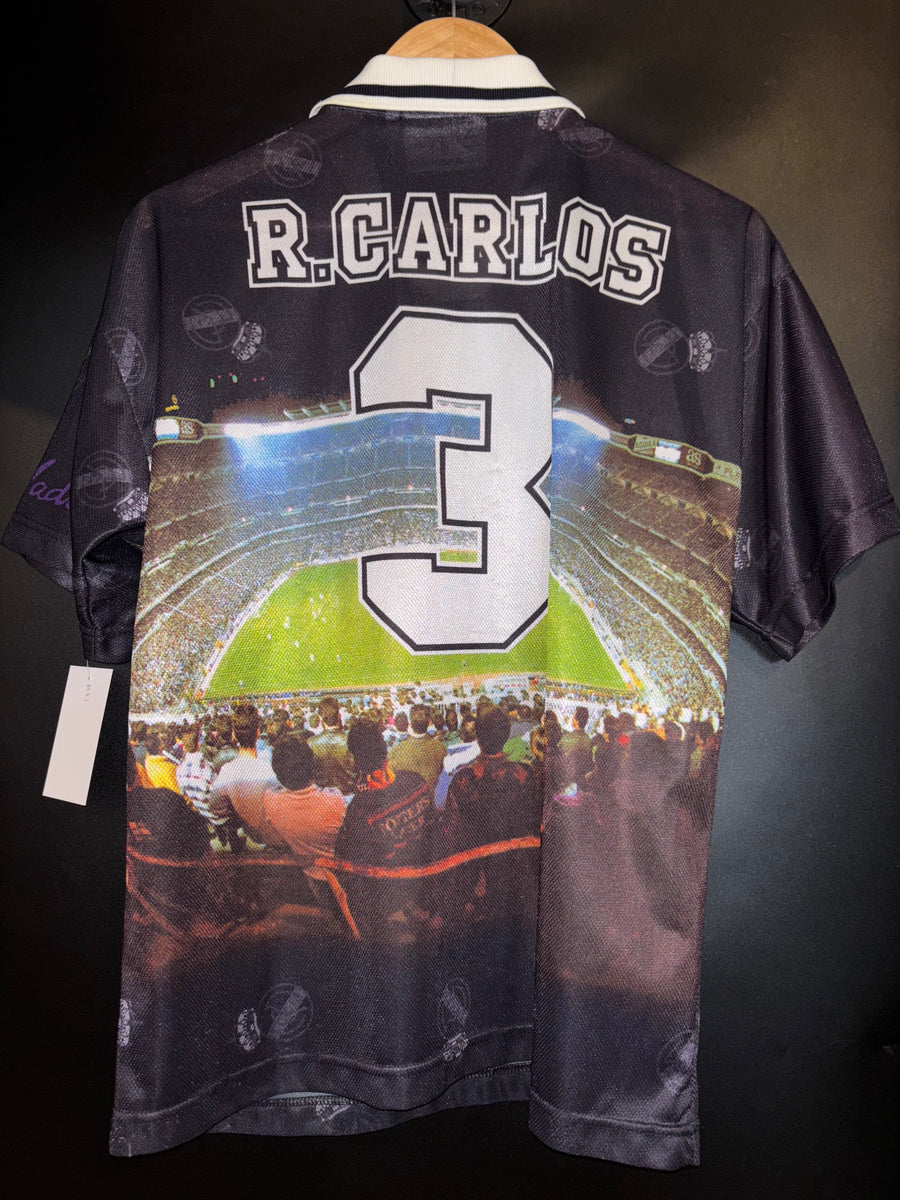 REAL MADRID ROBERTO CARLOS 1997-1998 ORIGINAL BOOTLEG JERSEY Size M