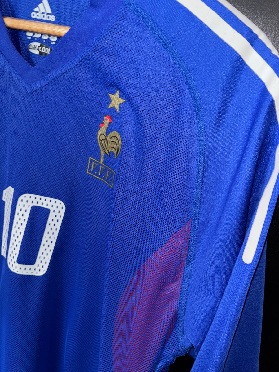 FRANCE ZIDANE 2002-2003 ORIGINAL PLAYER JERSEY Size L