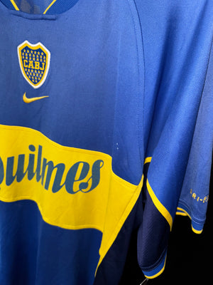 BOCA JUNIORS 2001-2002 ORIGINAL JERSEY Size XL