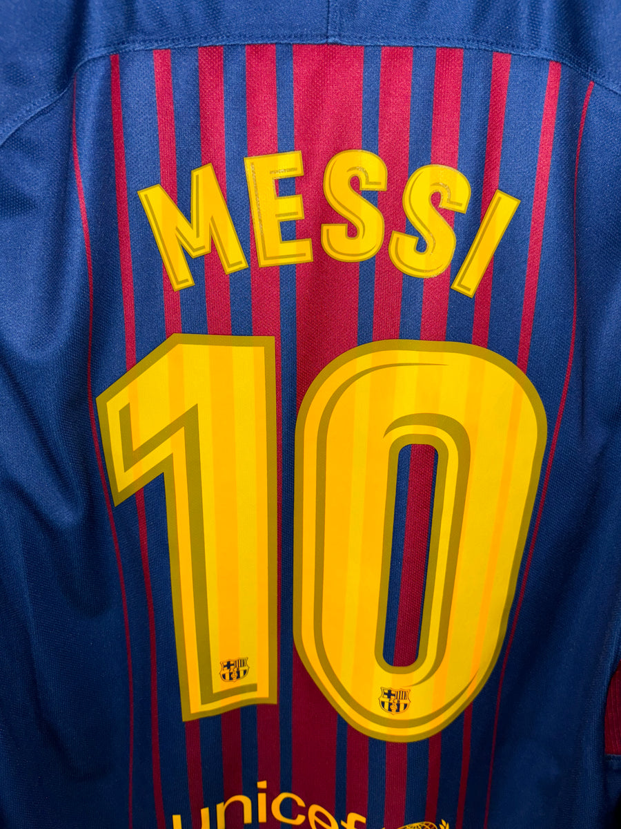 BARCELONA MESSI 2017-2018 ORIGINAL JERSEY Size M