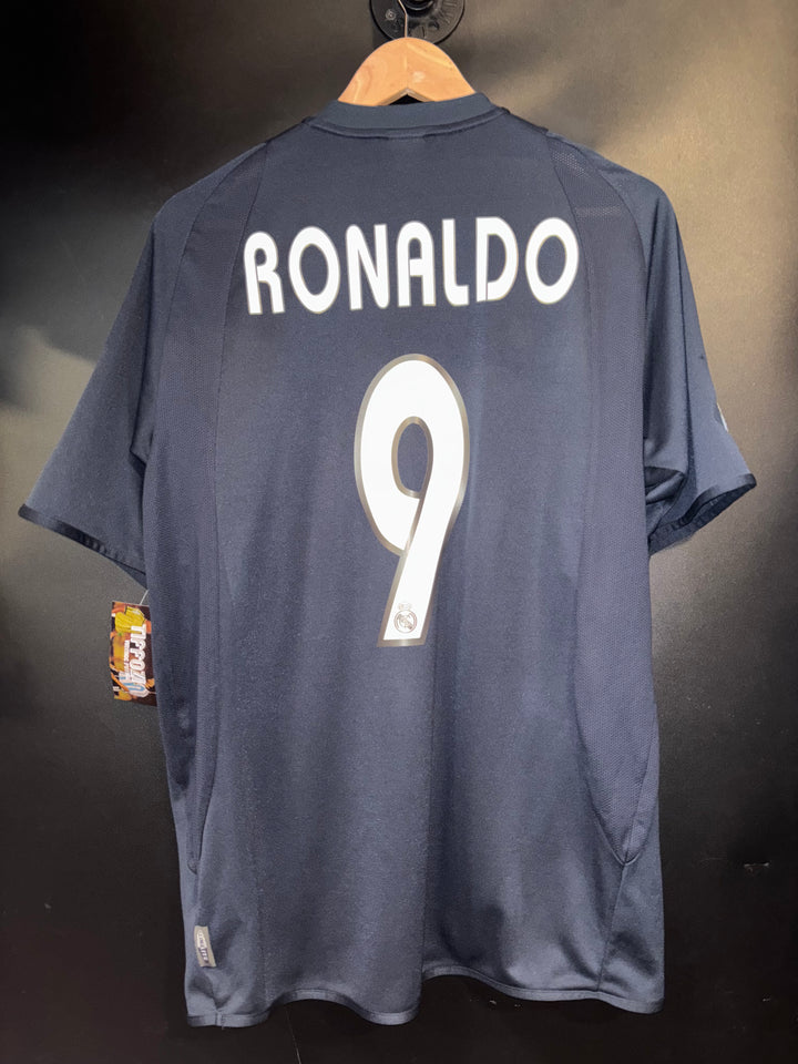 REAL MADRID RONALDO 2003-2004 ORIGINAL AWAY JERSEY Size M
