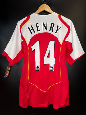 ARSENAL HENRY 2004-2005 ORIGINAL JERSEY Size L