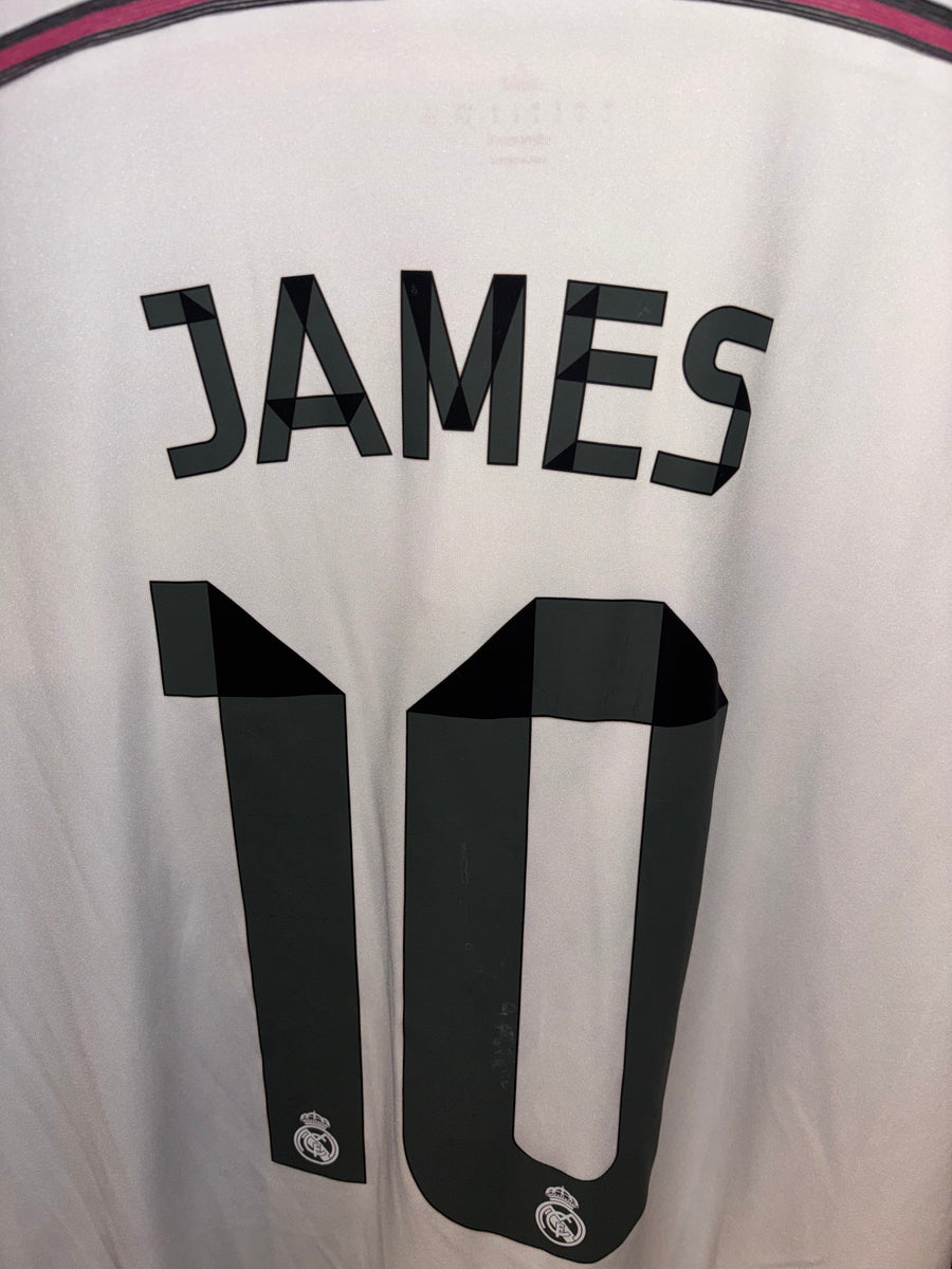 REAL MADRID JAMES 2014-2015 ORIGINAL JERSEY SIZE L