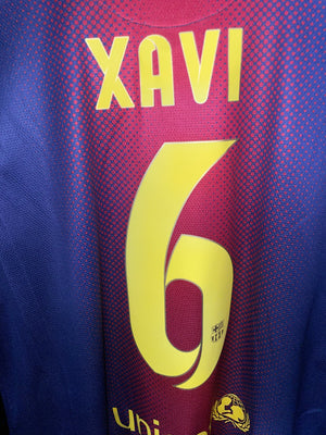 BARCELONA XAVI 2012-2013 ORIGINAL JERSEY Size M