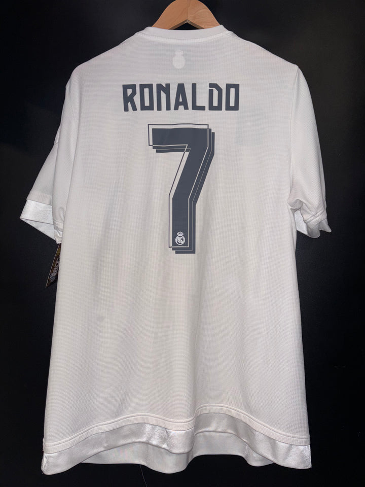 REAL MADRID RONALDO 2015-2016 ORIGINAL JERSEY SIZE 2XL