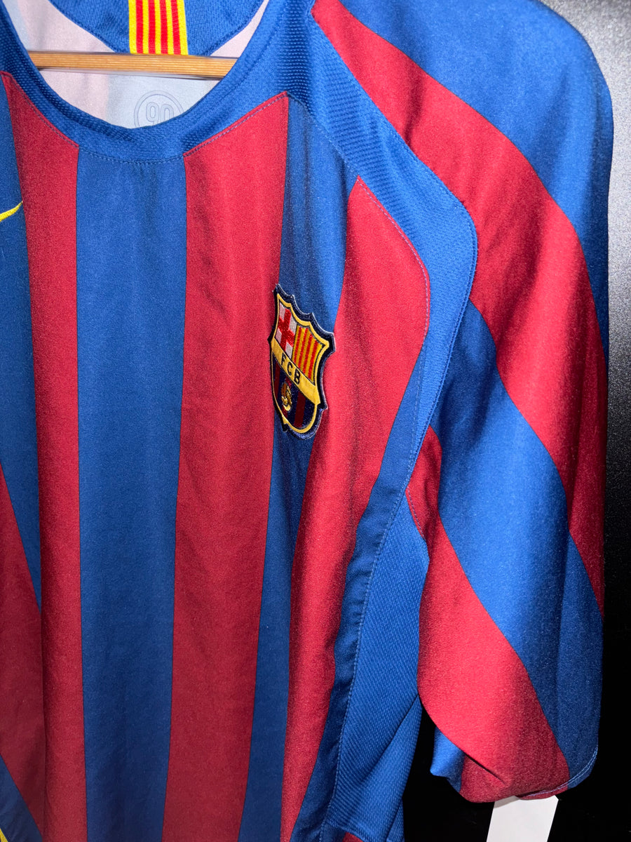 BARCELONA RONALDINHO 2005-2006 ORIGINAL JERSEY Size L