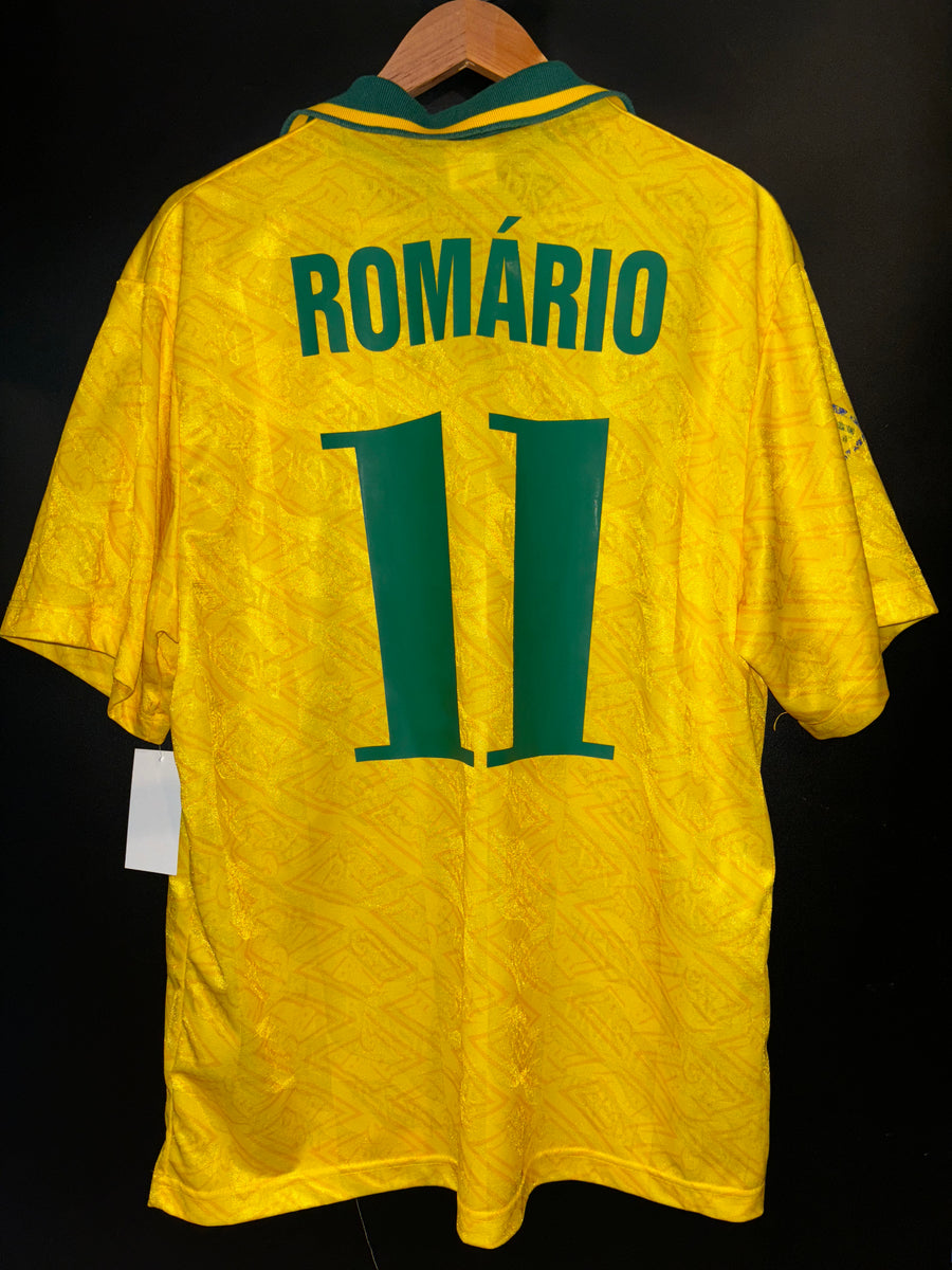 BRAZIL ROMARIO 1992-1993 ORIGINAL JERSEY SIZE XL