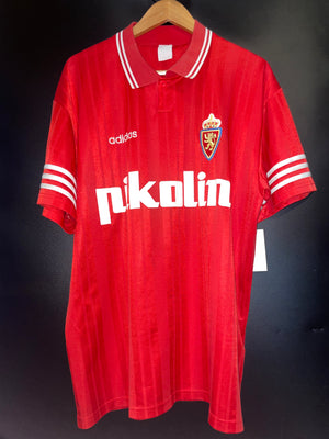 REAL ZARAGOZA 1995-1996 ORIGINAL JERSEY SIZE XL