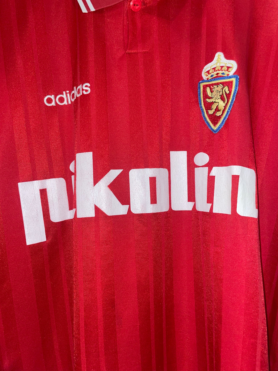 REAL ZARAGOZA 1995-1996 ORIGINAL JERSEY SIZE XL