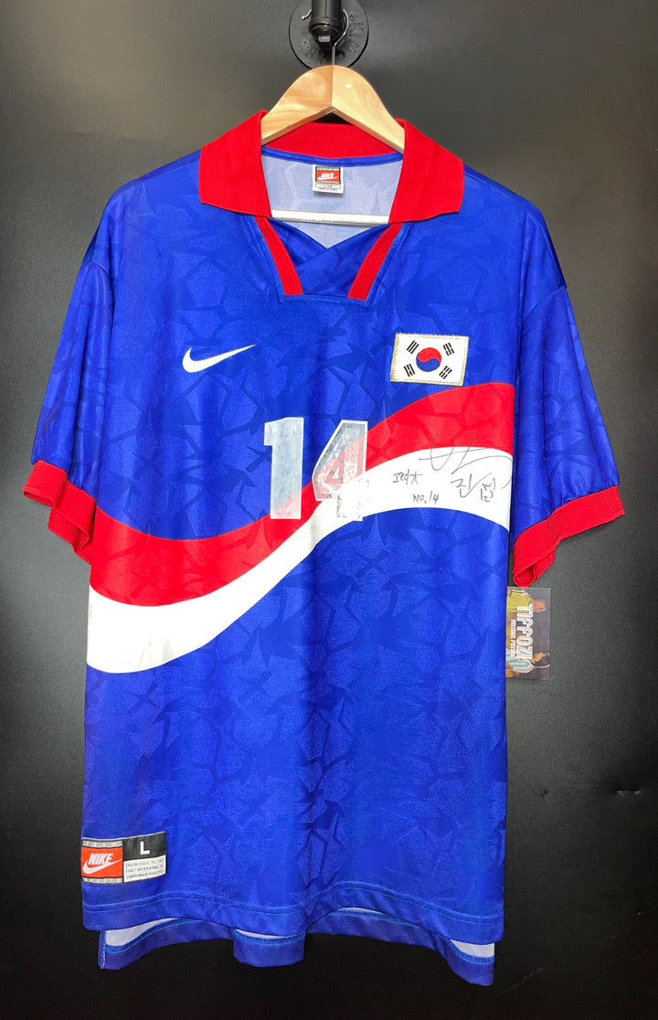SOUTH KOREA 1996-1997 J S PARK ORIGINAL JERSEY SIZE L