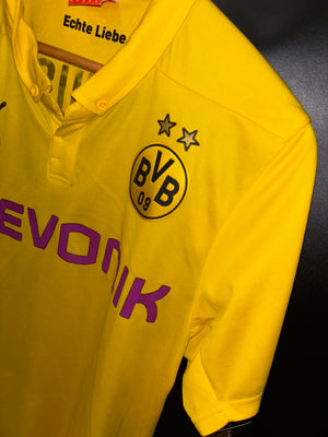 BORUSSIA DORTMUND REUS 2014-2015 ORIGINAL CHAMPIONS LEAGUE JERSEY SIZE M