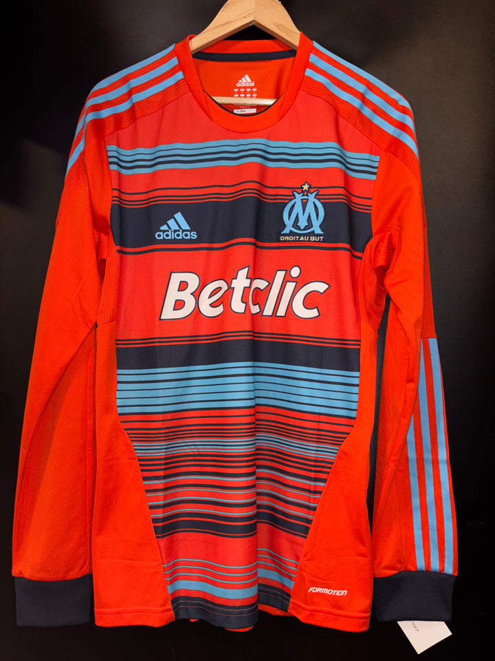 OLYMPIQUE MARSEILLE 2011-2012 ORIGINAL PLAYER JERSEY SIZE L