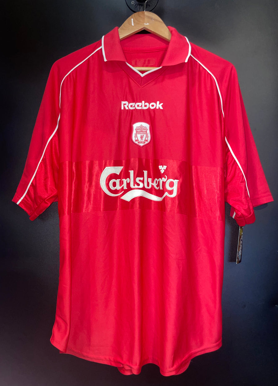 LIVERPOOL GERRARD 2001-2002 ORIGINAL JERSEY Size L