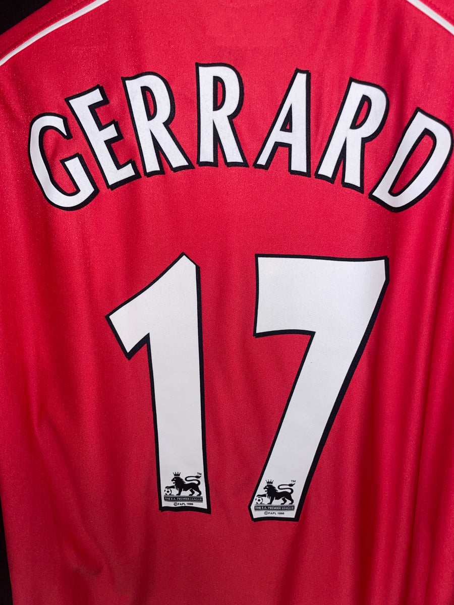 LIVERPOOL GERRARD 2001-2002 ORIGINAL JERSEY Size L