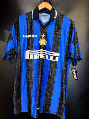 INTER MILAN RONALDO 1997-1998 ORIGINAL JERSEY SIZE L