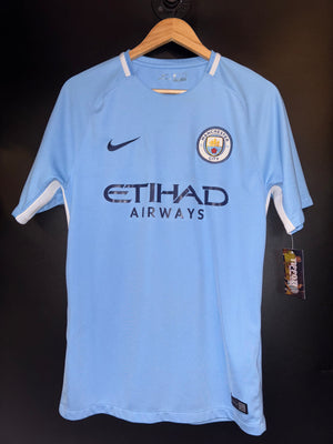 MANCHESTER CITY DAVID SILVA 2017-2018 ORIGINAL JERSEY Size M